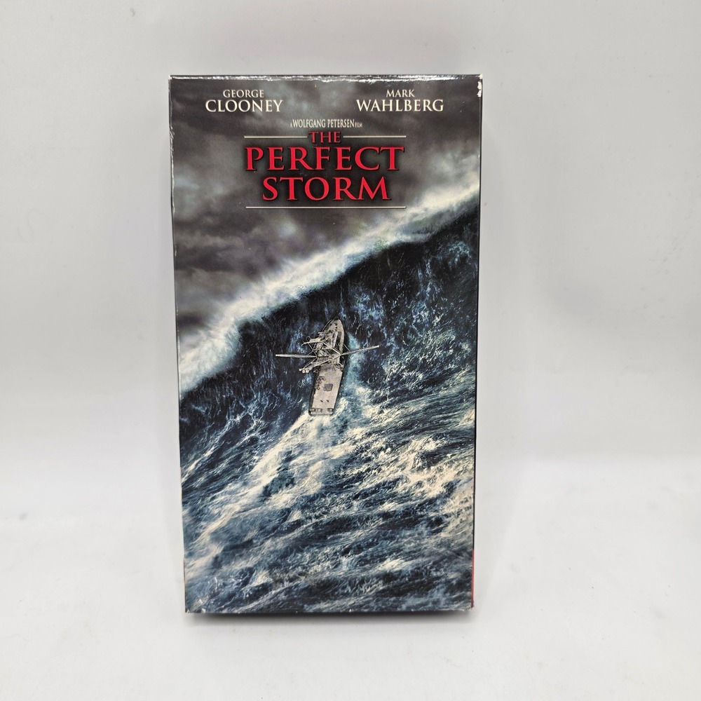 Warner‎ The Perfect Storm VHS George Clooney Mark Wahlberg Action Drama Disaster